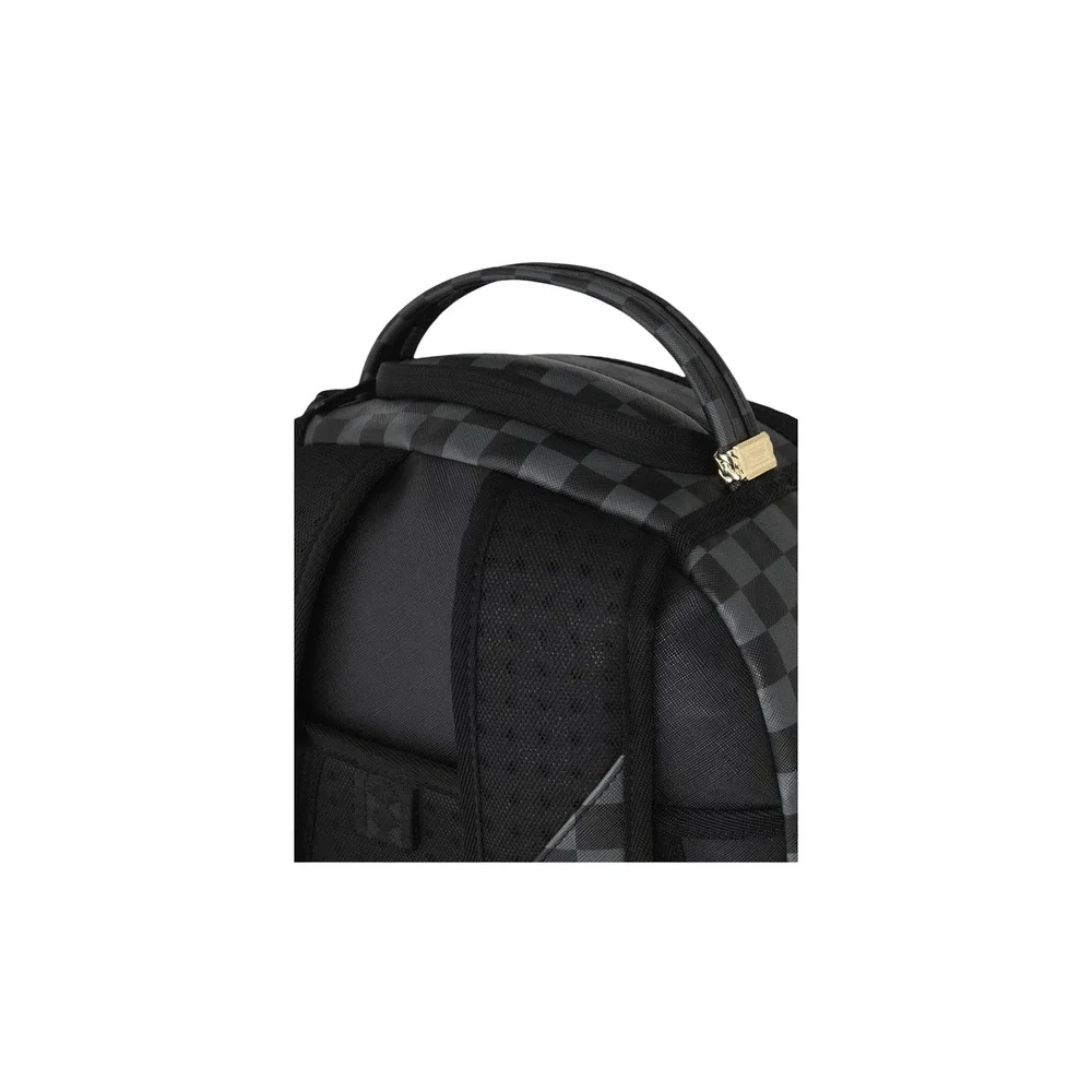 Sprayground Looney Tunes Fight Cloud Backpack Checkered Grey Black Mens New